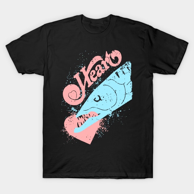 heart fish T-Shirt by heri kahut